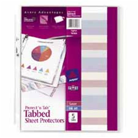 THE WORKSTATION Consumer Products Protect ft.N Tab Sheet Protectors- 8 Tab- 11in.x8-.50in.- Clear TH18423